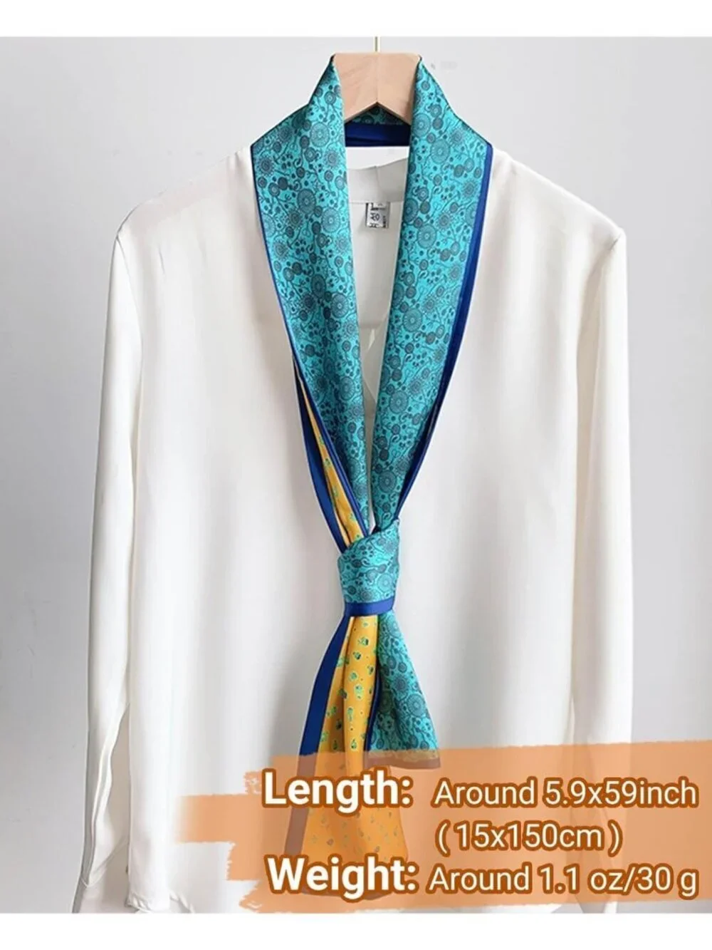 N/A silk scarf